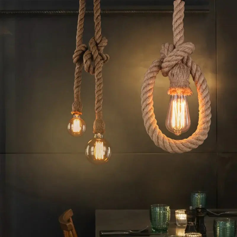 lampe cordages