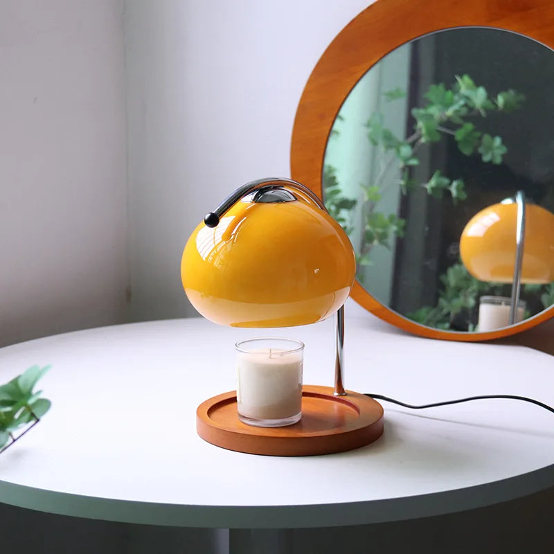 lampe de chevet jaune