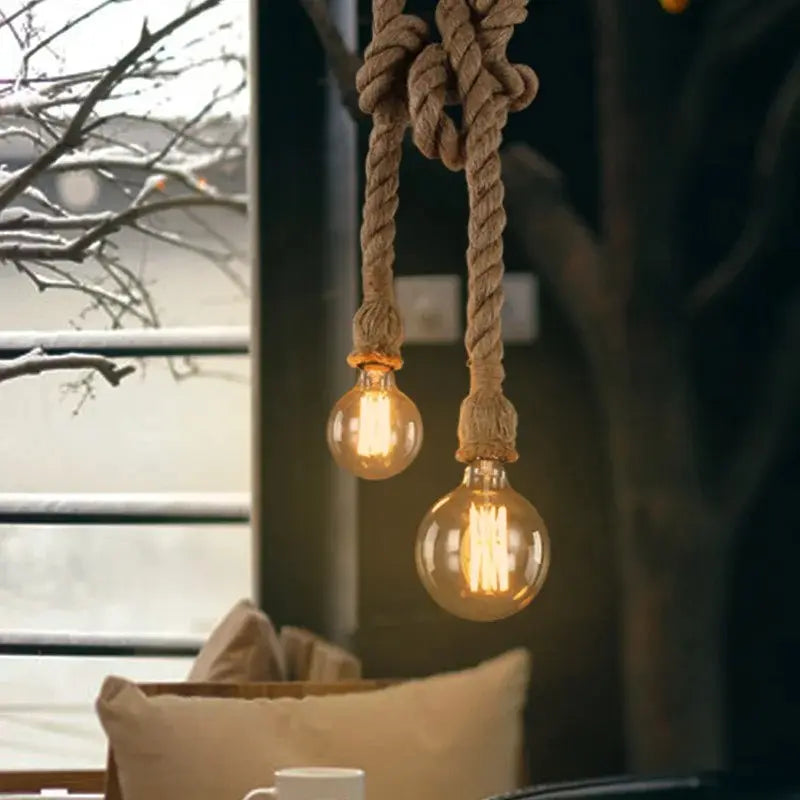 lustre en cordes