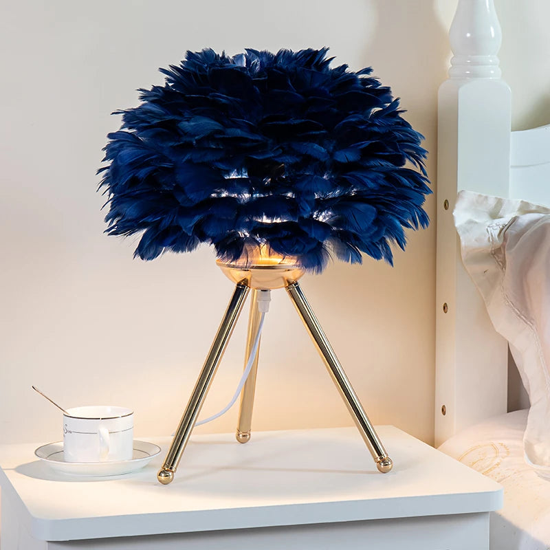 Lampe de chevet sur pied | PLUME